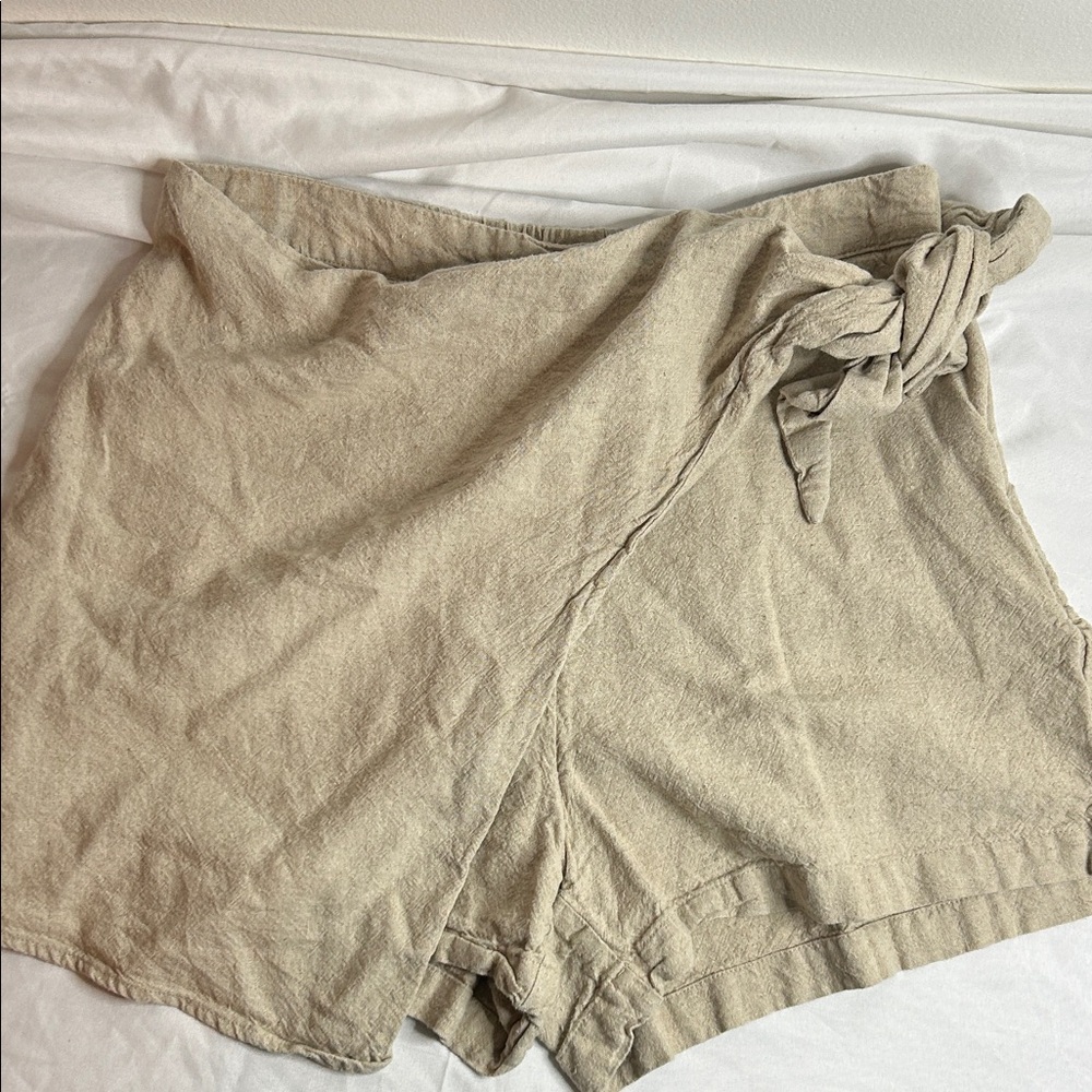 a new day Beige Wrap Skorts